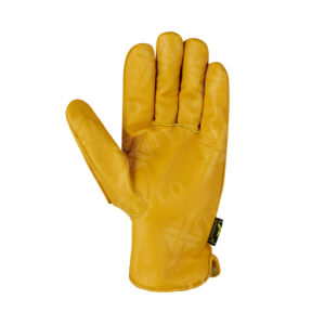 Premium Goat skin Leather Gloves, Heavy duty TPR protection Gloves