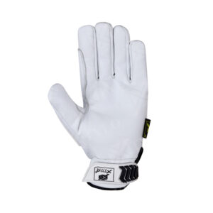 Premium Goat skin Leather Gloves, Heavy duty TPR protection Gloves