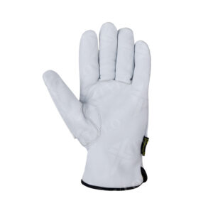 Premium Goat skin Leather Gloves, Heavy duty TPR protection Gloves