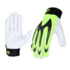 Best For Biker a lightweight Leather Palm with TPR protection back Gloves